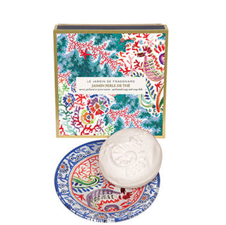 Jasmin Tea Pearls Soap & Soap Dish