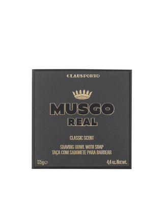 MUSGO REAL BOWL WITH SHAVING SOAP MUSGO REAL