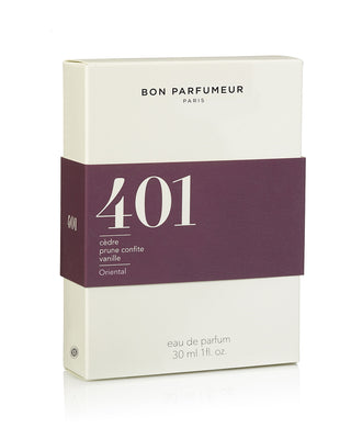 401 white cedar, plum, vanilla (EDP)