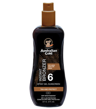 SPF 6 SPRAY GEL con BRONZER  237ml