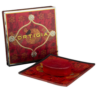 Melograno Glass Plate & Soap