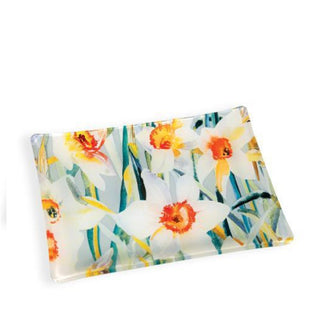 Narcisse glass soap holder