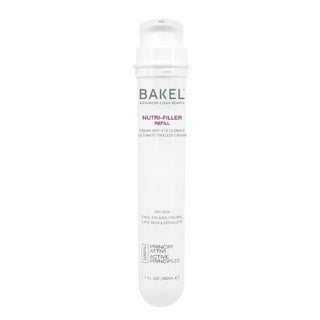 Nutri‑Filler Refill 50 ml di Bakel – crema viso anti‑età per pelle secca con 30 attivi nutrienti e antiossidanti, formulazione clean e formato refill eco‑friendly.