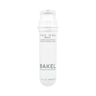 The One Serum Refill 30 ml di Bakel – siero anti-età ad alta concentrazione con 36 attivi clean in formato refill sostenibile.