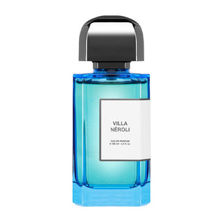Flacone del profumo "Villa Neroli" di BDK Parfums, eau de parfum luminosa e mediterranea con note di neroli, agrumi e fiori bianchi, ispirata alla costa italiana.