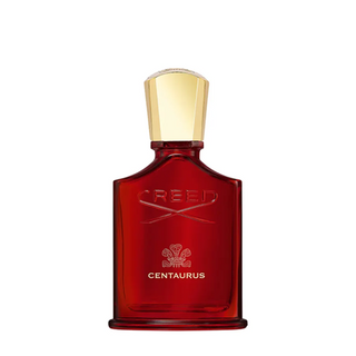 Flacone da 50 ml del profumo "Centaurus", dal design elegante e moderno, che incarna una fragranza intensa e misteriosa ispirata alla forza e alla mitologia della costellazione Centauro.
