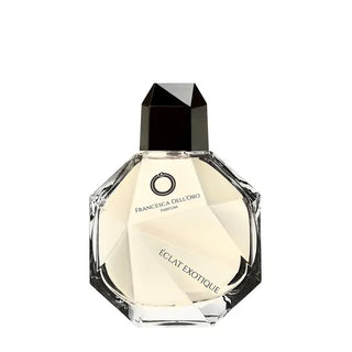 Flacone da 100ml di Francesca dell'oro Eclat Exotique, un profumo esotico e contemporaneo