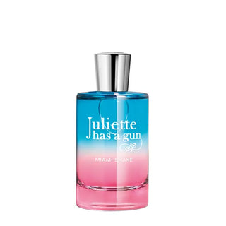 Flacone da 100 ml di Juliette Has A Gun Miami Shake Eau de Parfum, profumo gourmand con fragole selvatiche, crema montata e vaniglia.