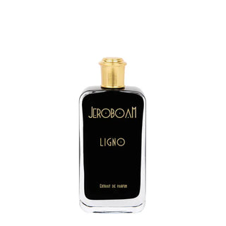 **Alt text (SEO friendly):**
Flacone da 100 ml del profumo "Ligno" di Jeroboam, extrait de parfum legnoso e speziato con accenti muschiati, pensato per chi ama fragranze calde, profonde e strutturate.