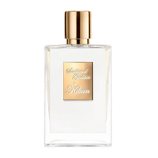 Flacone da 50 ml del profumo "Sunkissed Goddess" di KILIAN, eau de parfum solare e sensuale con note di cocco, fiori tropicali e ambra, che evocano la bellezza dorata di una dea al tramonto.