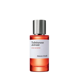 Bottiglia in vetro rossa da 50ml del profumo MAISON CRIVELLI Tubereuse Astrale