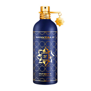 Flacone blu con disegni oro da 100ml. Profumo orientale