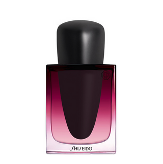 Flacone di Shiseido Ginza Datura Eau de Parfum da 30ml con design elegante e sfumature bordeaux, simbolo di mistero e femminilità.