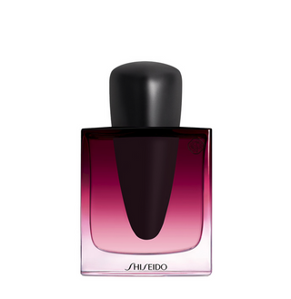 Flacone di Shiseido Ginza Datura Eau de Parfum da 50ml con design elegante e sfumature bordeaux, simbolo di mistero e femminilità.