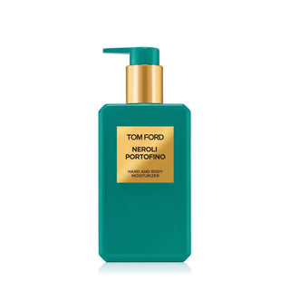 Crema corpo Tom Ford Neroli Portofino 240 ml, dispenser elegante, con fragranza agrumata e fiorita della collezione Mediterranean.