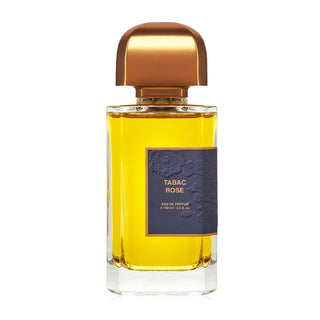 Flacone da 100 ml del profumo "Tabac Rose" di BDK Parfums, eau de parfum opulenta e seducente con accordi di rosa, tabacco e spezie orientali, dal carattere intenso e avvolgente.