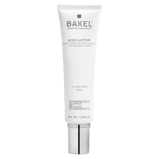 Bakel Body Lifter Serum 150 ml – siero corpo rassodante con acido ialuronico, peptidi e antiossidanti in confezione elegante.