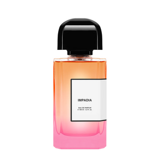 Flacone di Impadia Eau de Parfum 100ml . Profumo Gourmand, legnoso e floreale