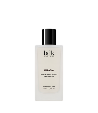 BDK Parfums Impadia Hair Perfume 50ml profumo per capelli con rosa bulgara, rosa turca e proteine della seta per capelli morbidi e luminosi.