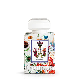 Flacone 50 ml del profumo "A’Mmare" di Carthusia, eau de parfum fresca e marina con note agrumate, aromatiche e legnose che catturano l’essenza del Mediterraneo.