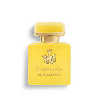 Flacone 50ml eau de parfum di CARTHUSIA Ginestra. Profumo floreale e primaverile.