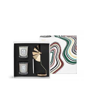 Cofanetto Coffret Carrousel et deux bougies: ambre et feu de bois Natale 2021