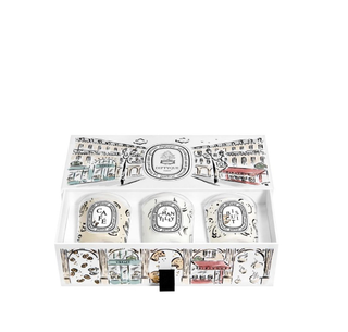 Assortment of 3 scented candles 3x70gr