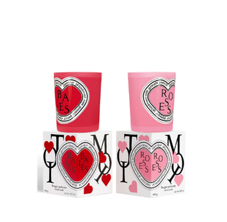 Pair of 2x190g Bays + Roses Limited Edition Scented Candles