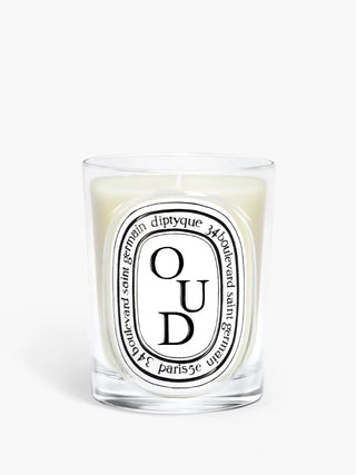 DIPTYQUE Oud Candela profumata 190 g con essenza di Oud Palao del Laos