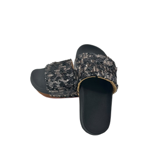 Duca D'Ascalona-Ciabatte Platform Savannah Paillettes
