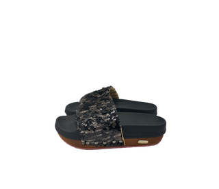 Duca D'Ascalona-Ciabatte Platform Savannah Paillettes