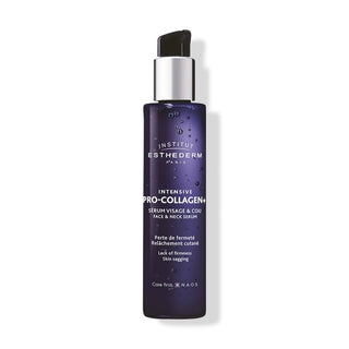Flacone siero 30 ml Institut Esthederm Pro‑Collagen+ Serum, gel anti-age con 3 peptidi biomimetici, zucchero vegetale e Cellular Water™.