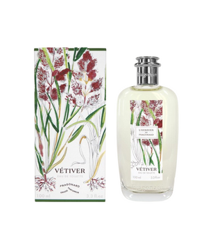 Flacone in vetro da 100ml di Vetiver di Fragonard