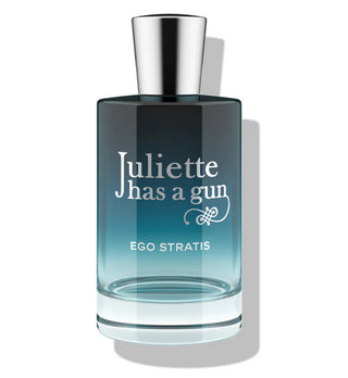 Flacone 100 ml di Juliette Has A Gun Ego Stratis Eau de Parfum, fragranza unisex agrumata-acquatica con note di cedro e muschi.