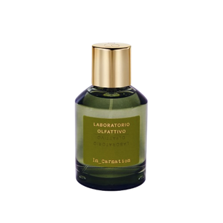 Laboratorio Olfattivo In_Carnation Eau de Parfum 100ml creato da Jean-Claude Ellena con note di garofano, spezie e morbide sfumature vanigliate.