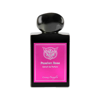 Flacone da 50ml di Lorenzo Pazzaglia Passion Rose Extrait de Parfum, simbolo di eleganza e passione.
