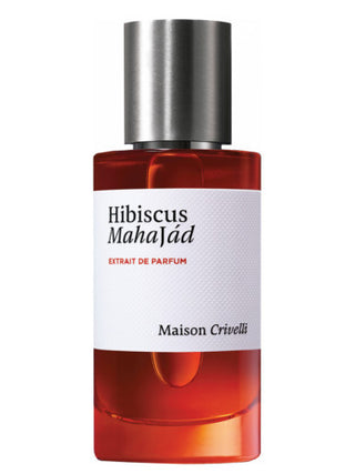 Flacone 50ml di Hibiscus Mahajad di CRIVELLI. Un profumo sensuale e caldo