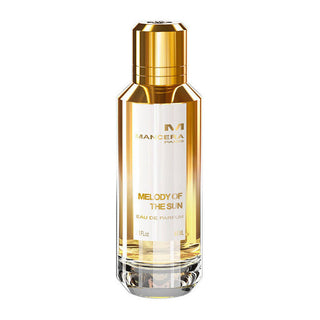 Flacone 60ml del profumo "Melody of the Sun" di Mancera, eau de parfum solare e agrumata con accordi freschi e fruttati che evocano la luce calda e gioiosa di una giornata estiva.