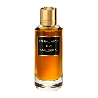 Flacone del profumo "Eternal Wood" di Mancera, eau de parfum intensa e avvolgente con ricche note legnose, ambrate e speziate, perfetta per chi ama fragranze profonde e sofisticate.