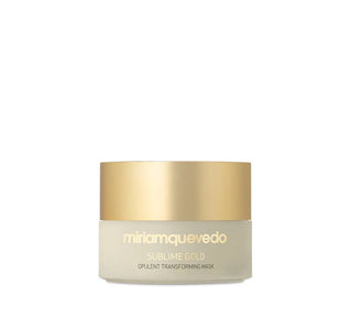 MIRIAMQUEVEDO Sublime Gold Opulent Transforming Mask, maschera rigenerante con Oro 24K per capelli secchi, opachi e danneggiati.