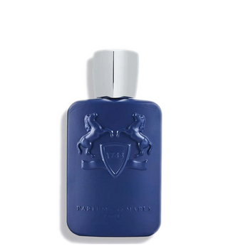 Flacone blu in vetro da 125ml di Percival di PARFUMS DE MARLY