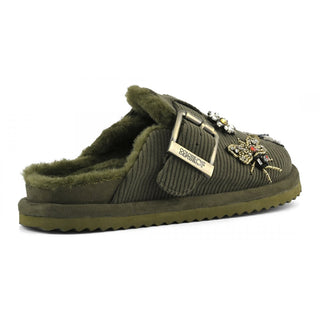 Sabot In Velluto Con Patch - Colors Of California