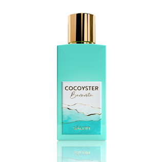 Flacone da 50ml di SALUM Cocoyster Bananita Extrait de Parfum, profumo unisex con note di banana verde, cocco e ostrica