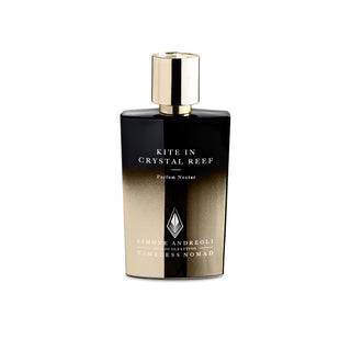 Simone Andreoli Kite in Crystal Reef Eau de Parfum 50 ml – fragranza acquatica e fruttata con bergamotto, mela verde, neroli, note marine, vaniglia e cedro.