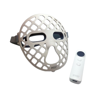 SKEEN MASK Maschera Viso LED 3 Colori – dispositivo anti-age con luce rossa, blu e gialla per stimolare collagene e migliorare la pelle