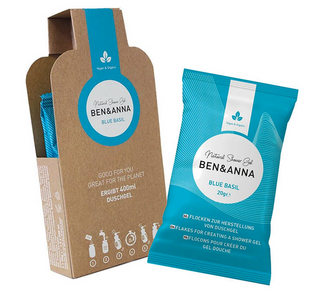 Shower Gel Flakes Blue Basil 400ml