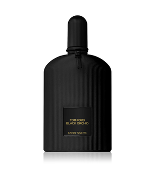 Flacone in vetro nero satinato per Balck Orchid 100ml di Tom Ford