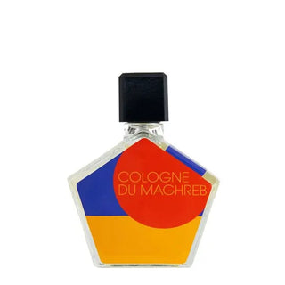  Flacone da 50 ml del profumo "Cologne du Maghreb" di Tauer, con design essenziale e trasparente, che riflette una fragranza fresca e luminosa ispirata ai paesaggi del Nord Africa.
