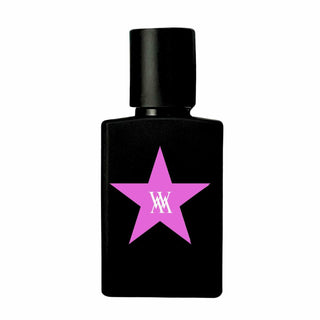 Flacone nero con stella porpora. Racchiude la fragranza Purple Blood Extrait de Parfum, audace e futuristica che reinterpreta l'iris, il fiore più prezioso al mondo, in chiave moderna e innovativa.