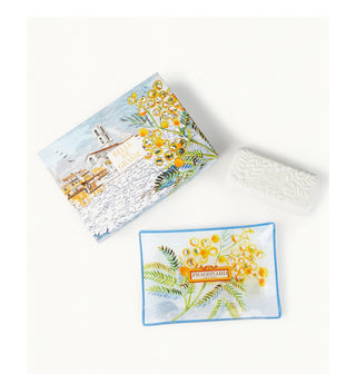 Sapone profumato Belle de Grasse 150gr  & Piattino porta sapone 10x14.5